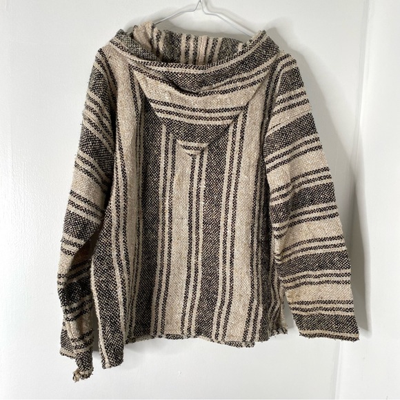 La Malinche Baja Striped Hooded Sweater - Picture 6 of 7